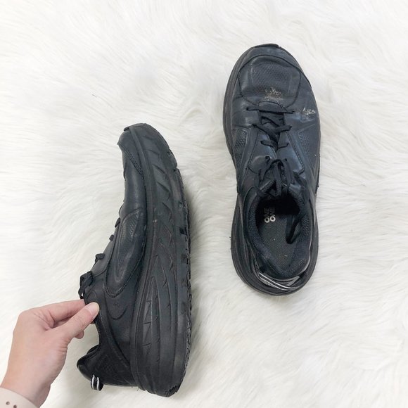 HOKA ONE ONE Black Bondi Leather Shoe SZ 12 main image 4